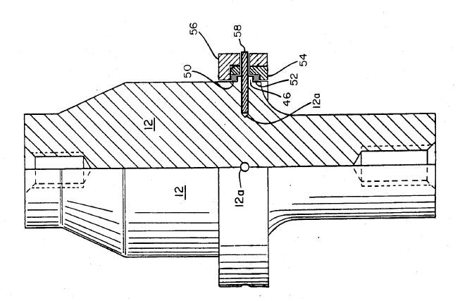 Ultrasonic booster O-ring mount (press-fit design) with antirotation pins