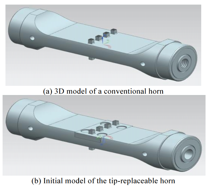 Figure&nbsp;3. Full wave metal welding horn with replaceable tip