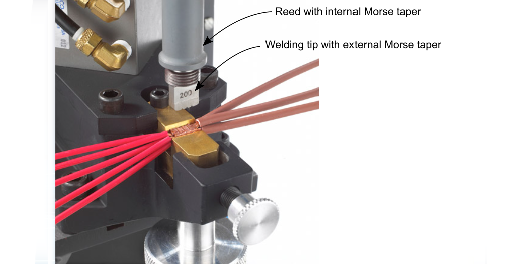 Figure&nbsp;4. Sonobond tapered replaceable tip for metal welding