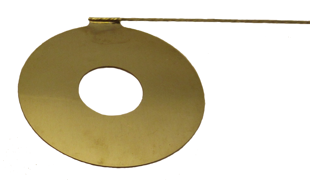 Ultrasonic transducer electrode with tangential wire